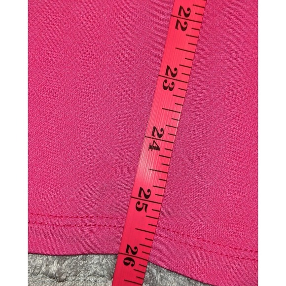 Michael Kors Pink Twist Blouse Mock‎ Neck Cap Sleeve Top Size L NWT $88 - Picture 10 of 11